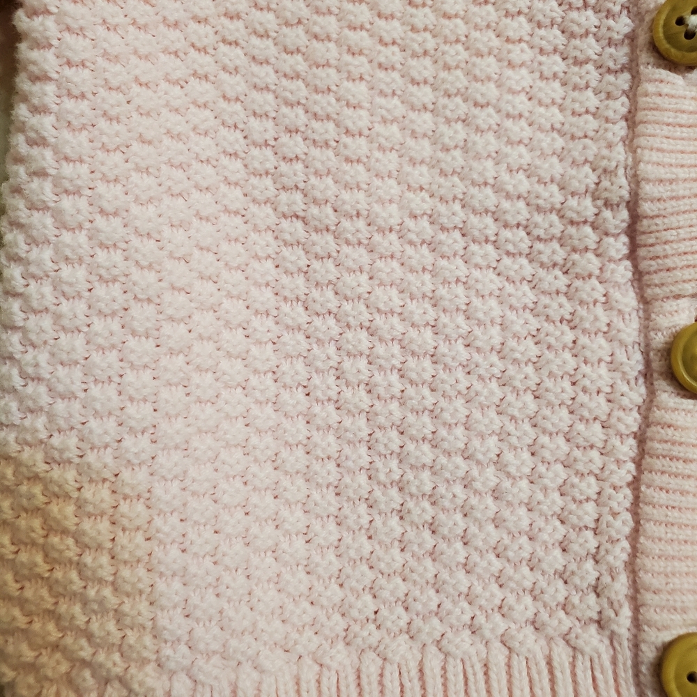 (4/$15) Cloud Island 6-9 month pink sweater - Picture 5 of 5